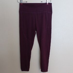 Vuori Elevation Performance Leggings SZ XL Cranberry VW 325